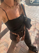 Printed Scarf Belt