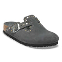 Boston Rivets Tonal Clog Charcoal