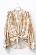 Boho Button-Up Blouse