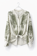 Boho Button-Up Blouse