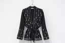 Embroidered Boho Wrap Jacket