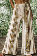 Ethnic Wide-Leg Pants