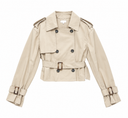 Cropped Trench Jacket
