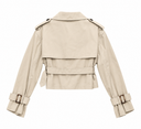 Cropped Trench Jacket