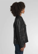 HARPER - OVERSIZED BOYFRIEND JACKET black stone