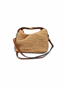 Woven Crochet Hobo Bag