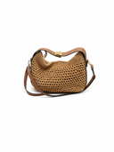 Woven Crochet Hobo Bag