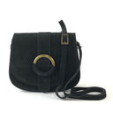 Ring Suede Crossbody
