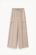 Satin Cargo Pants