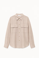 Satin Cargo Shirt
