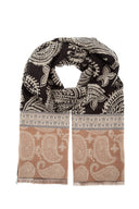 Two-Tone Paisley Scarf