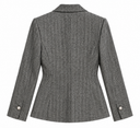 The Tailored Pinstripe Blazer