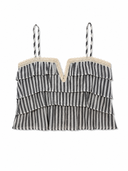 Seaside Ruffle Stripe Top